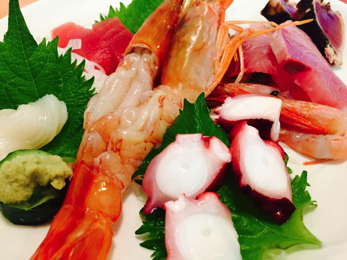 和み食堂 ながら屋 刺し身アップ.jpg 和み食堂 ながら屋 刺し身アップ