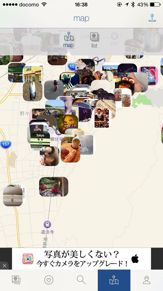 likegraphy for Instagram 地図表示.jpg Likegraphy for Instagram 地図表示
